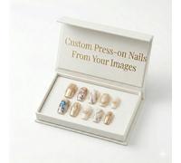 Sun&Beam Nails 10 pezzi su misura per unghie finte personalizzate secondo il vostro sizing dalle vostre immagini fatte a mano in gel premium comfort durevole conferma foto prima della spedizione