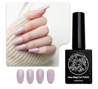 Sun&Beam Nails Gel 3 in 1 | Non necessita di base o top coat, nessuna lima, adatto ai raggi UV/LED, facile da rimuovere, 15 ml (#14 delicato fiore di lavanda)