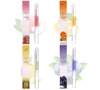 Sun&Beam Nails Penna olio per cuticole - Cura delle unghie, Trattamento cuticole, Umidità e Riparazione, Cura del dito, Portatile con varie fragranze (Fragrante · 4 profumi)