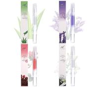 Sun&Beam Nails Penna olio per cuticole - cura delle unghie, trattamento cuticole, umidità e riparazione, cura delle dita, portatile con varie fragranze (floreale · 4 profumi)