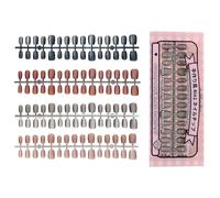 Sun&Beam Nails Press-On M301 - Unghie artificiali 4 in 1, riutilizzabili e facili da applicare, per nail art fai da te (M301)