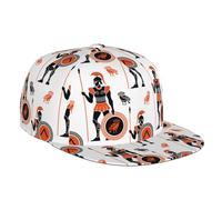 Sun cap Guerrieri Greci Antichi Sparta Bianchi Comfort Trucker Caps Facile da Trasportare Cappello A Tesa Curva per Sport All'Aperto attività