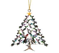 Sun Catcher - Hummingbird Rainbow Maker, 2D Acrylic Pendant Art, Decorative Wall Ornament, Light Reflection Feature, Top Garden Decor, Souvenir for Patio Balcony, 3.15x3.15 inches