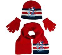 Sun City Bonnet, Echarpe et Gants, Set di 3 pezzi,
