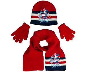 Sun City Bonnet, Echarpe et Gants, Set di 3 pezzi,