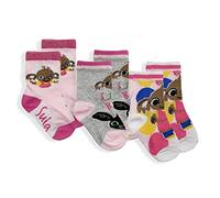 SUN CITY Calzini Bing 3 Paia infantile per bambina in cotone bimba lurex 5960