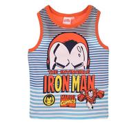 SUN CITY Canotta Avengers Marvel Iron Man Maglietta in 100% Cotone per Bambini