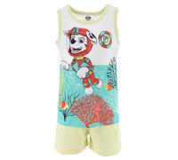 SUN CITY Completo canotta e pantaloncini Paw Patrol per bambini coordinato 100% cotone