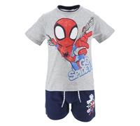 SUN CITY Completo per bambini Spidey Marvel maglia maniche corte e pantaloncini 100% cotone