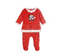 SUN CITY DISNEY MINNIE Pyjama Set di Pigiama, Red, 18 Mois Bimba