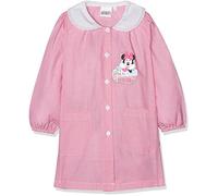 Sun City Grembiule Disney Minnie Mouse Top per Divisa Scolastica, Rosa (Rosa/Bianco), 98 (Taglia Produttore:50) Bambina