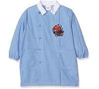 Sun City Grembiule Spider-Man Zzipp Top per Divisa Scolastica, Blu (Celeste/Bianco), 98 (Taglia Produttore:50) Bambino