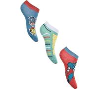 SUN CITY Marvel Avengers Calzini Corti per Bambini, Set da 3 Paia, Capitan America Iron Man