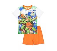 SUN CITY Pigiama Estivo Bimbo Tartarughe Ninja (Arancione, 3)