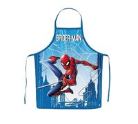 SUN CITY Set Chef Bambino Grembiule e Cappello - Licenza Ufficiale Disney Marvel Nickelodeon - Taglia Unica 3-8 Anni - Idea Regalo per Cucina e Attività Creative [38376 Blu Spiderman]