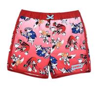 SUN CITY Sonic Costume Bambino Bermuda Mare Piscina con Sonic Tails e Knuckles Pantaloncino Nuoto Asciugatura Rapida Estate
