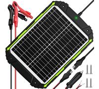 Sun Energise Caricabatterie e mantenitore ad energia solare, 20 W, 12 V, regolatore di carica MPPT integrato, impermeabile, 20 Watt, 12 Volt, kit di ricarica per auto, barca, camper, rimorchi marini