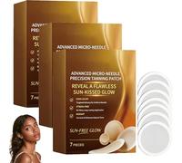 Sun Free Glow - Patch abbronzante Sun Free Glow 2026, patch nano micronaghi per un'abbronzatura, risultato senza striature dopo poche ore, bagliore naturale (3 scatole)