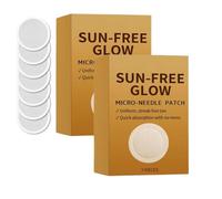 Sun-Free Glow Patch Tan Enhancer, 14PCS Sun-Free Glows Microneedle Patch, Moisturizing Sunless Glow Skin Self Tanning Patches for Face, 2026 New Gentle Body Glows Face Pad Patchs Tan Accelerator