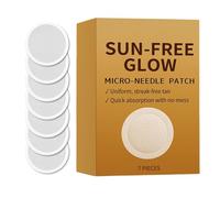 Sun-Free Glow Patch Tan Enhancer, 7PCS Sun-Free Glows Microneedle Patch, Moisturizing Sunless Glow Skin Self Tanning Patches for Face, 2026 New Gentle Body Glows Face Pad Patchs Tan Accelerator