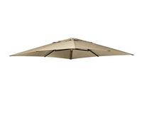 SUN GARDEN 375497 - Rivestimento di Ricambio per Easy, 100% Polipropilene, Plastica B054, Diametro 375 cm, Marrone/Tortora