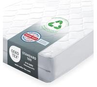 sun garden Materasso 90x200 cm H2 | ComfortPur P1440 | OEKO-TEX 100 | Rivestimento sfoderabile lavabile a 40°C | Schiuma comfort indeformabile | Fibre climatiche in poliestere