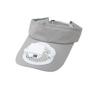 Sun Hat with Fan - Adjustable USB Charging cap, Men's Baseball Headwear, Built-in Cooling Ventilator | for Construction Yard Hiking Fishing Outdoor Boating Cycling Travel Summer Running Work Gear