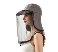 Sun Hat with Neck Cover, Upf 50+ Quick Dry Mesh Fishing Hat for Hiking
