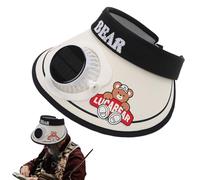 Sun Hat with Solar Fan, 4.52 Inches Solaar-Powered Outdoor Visor Hatt, Haat Witth for Saun Protection, USB Rechargeable, Wide Brim Headdress, Breathable Cooling Headwear Hiking & Camping, multicolore