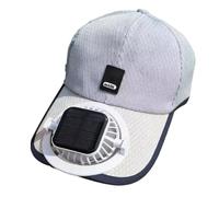 Sun Hat With Solar Fan - Wide Brim Outdoor Digital Headwear | USB Rechargeable Cooling Baseball Cap For Summer | UV Protection Sport Hat For Women Men Beach Travel Running Camping Sports Gardening, Ad