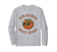 Sun Kissed Sauce Ready Funny Tomato Occhiali da sole Maglia a Manica