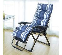 Sun Lounger Garden Chairs Foldable Deck Chair Comfortable Zero Gravity Chaise Lounges, Patio Lounger Chair Outdoor Folding Adjustable Recliner, Beach Camping Portable Chair with Cushions (Co