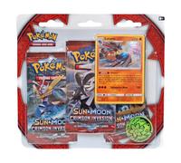 Sun & Moon Crimson Invasion CIN Lucario Blister 3 Buste (EN)