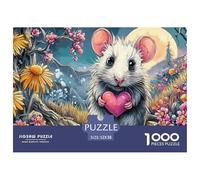 Sun Moon MouseDaunting Jigsaw Puzzles for Adults An Assortment of 1000 Advanced, Impossible-Hard-Difficult Challenging Puzzle Educational Game Pieces - A Formidable And Rewarding Gift for Ambitious A