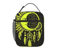 Sun Moon Neon Borsa per il pranzo riutilizzabile per il lavoro picnic