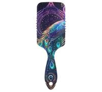 Sun Moon Neon Mistero Tarocchi Carte antistatiche spazzole per soffiare Massaggiatore testa progettato per tutti i tipi di capelli con manico ergonomico cepillo anti crespo para cabello