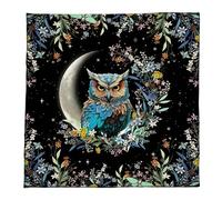 Sun Moon/Owl Tarocchi Tovaglia Altari Panno Divinazioni Carta Tovaglia Arazzo Facile da Usare Divinazioni Tavolo Decori Parete