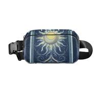 Sun Moon Tarot Marsupio moderno per uomo donna mini marsupio da viaggio con tracolla regolabile per ciclismo, escursionismo, palestra, tarocchi di sole e luna, 1 taglia, Tarocchi del sole e della