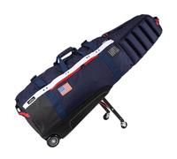 Sun Mountain ClubGlider Meridian - Borsa da viaggio da golf, sistema di cuscinetti a 4 ruote, gambe estensibili e retrattili, per un trasporto facile, un viaggio senza sforzo e una manovrabilità - blu