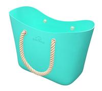 SUN NINJA Borsa Mare Donna Grande - Borsa per Spiaggia in Gomma - Extra Large in EVA Impermeabile con Manici in Corda - Ideale per Barca Piscina e Viaggi
