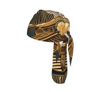 Sun Old Egyptian Timeless Grace Print Skull Headwrap Under Helmet Cycling Cap Leggero Quick Dry Adulto Regalo Taglia Unica