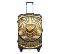 Sun Old Egyptian Timeless Grace Print Unique Travel Luggage Cover Lavabile Anti Graffio Protezione per le Vacanze, bianco, Large