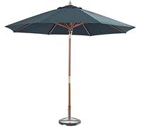 Sun Parasol Wooden Patio Sunshade Umbrella for Outdoor, Garden, Beach, Pool Sunscreen, No Base