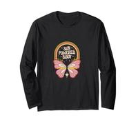 Sun, Powered Body Butterfly Retro 70s Rainbow Maglia a Manica