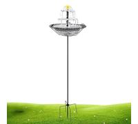 Sun Powered Water Pump, Garden Bird Bath Fountain, Hummingbird Basin Circulation System, 660g Outdoor Solar Spray Feature Design, Energy Saving Water Decor Tool, Patio Yard Fountain for Nature Lovers