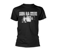 Sun Ra T Shirt Omniverse Arkestra Distressed Logo Nuovo Ufficiale Uomo Nero Size S