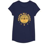 Sun Records Elvis Presley Thats all Right Maglietta, Ragazze, Navy, L