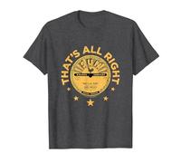 Sun Records Elvis Presley Thats all Right Maglietta, Uomo, Grigio Scuro, 3XL