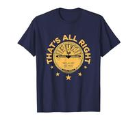 Sun Records Elvis Presley Thats all Right Maglietta, Uomo, Navy, XL