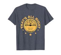 Sun Records Elvis Presley Thats all Right Maglietta, Uomo, Pervinca, 3XL